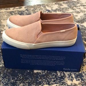 Pink suede keds double decker - 8